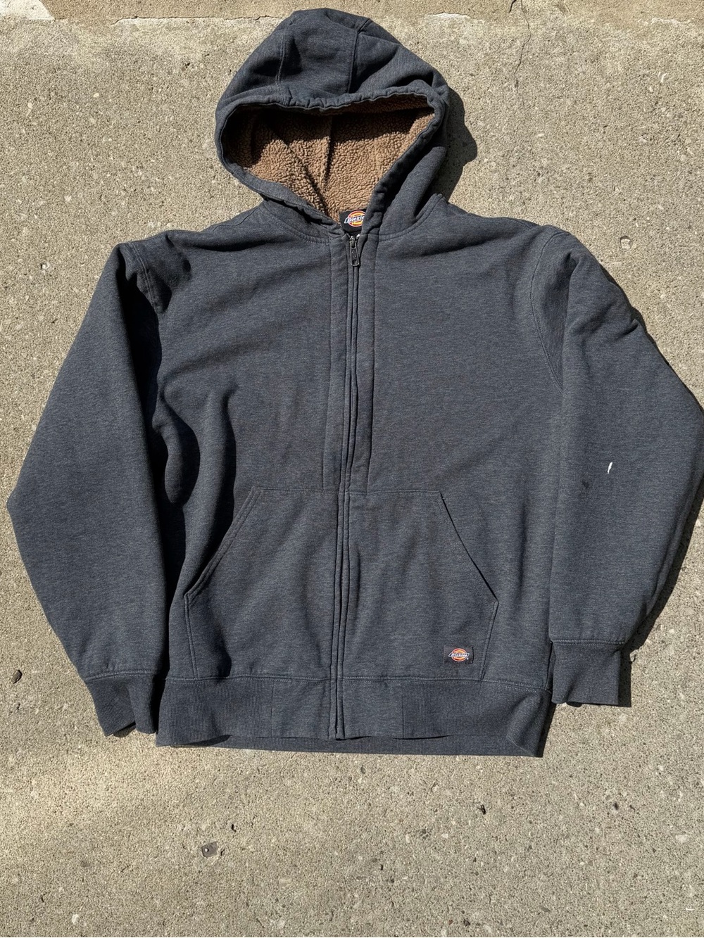 Dickies Sherpa lined hoodie surf skate 2000s